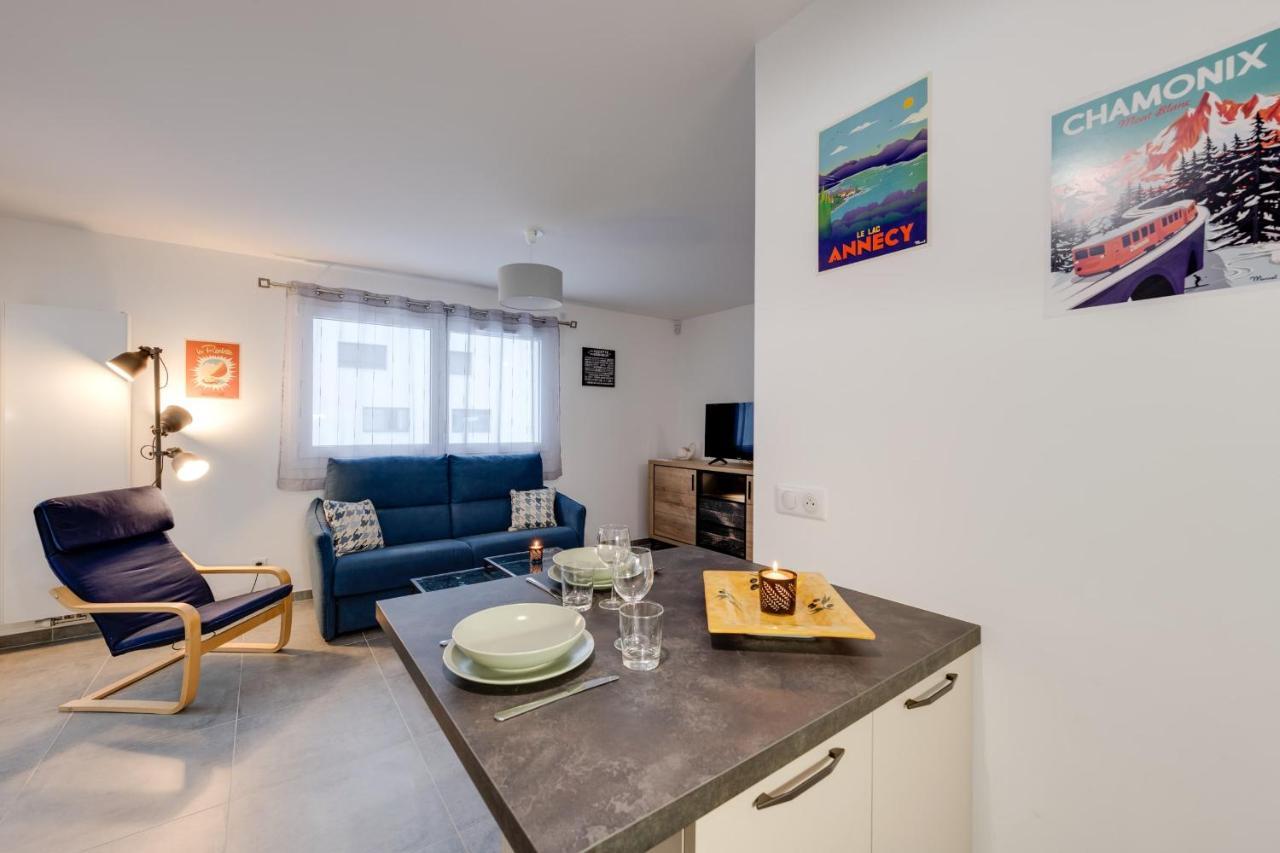 Le Concert - Beautiful Appartment With Garage For 4 People Near Beach 阿讷西 外观 照片